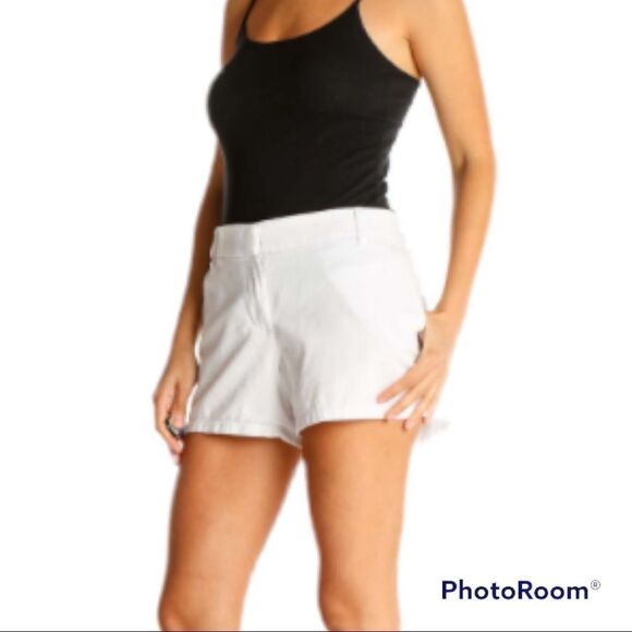 J.Crew classic chino size 8 white 100% cotton shorts - Picture 1 of 6